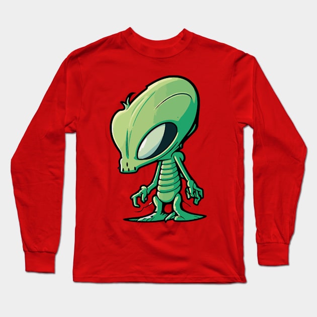 Alien Long Sleeve T-Shirt by pxdg